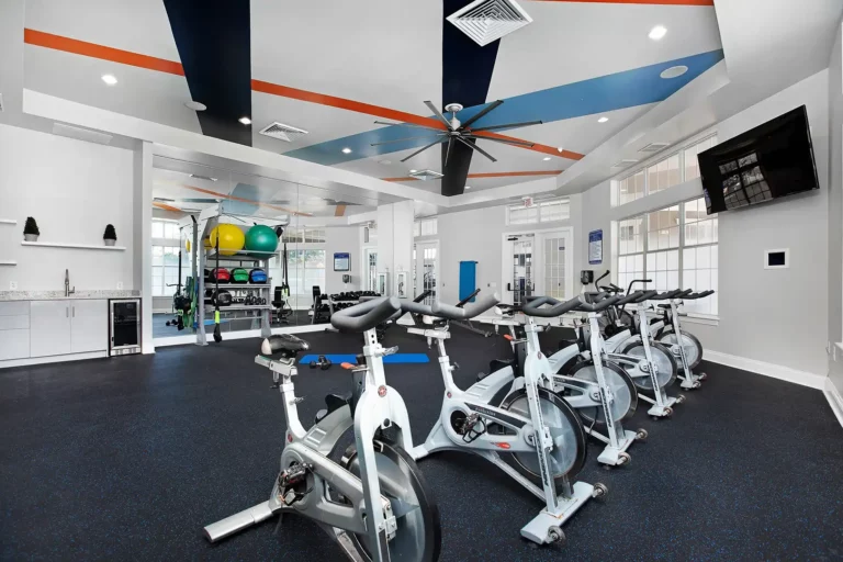 Fitness center with cardio equipment